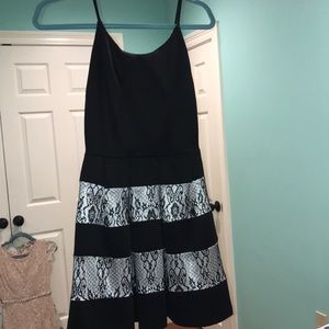 Teeze Me black and grey dress